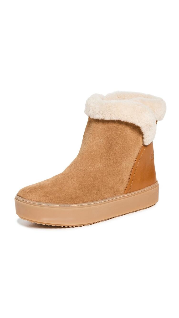 SEE BY CHLOÉ WOMEN'S JULIET BOOTIES, TAN, 10 MEDIUM US